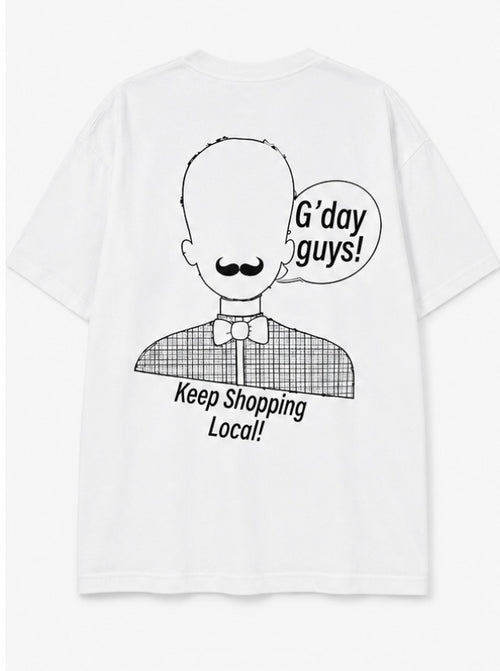 G'Day Guys T-Shirt White