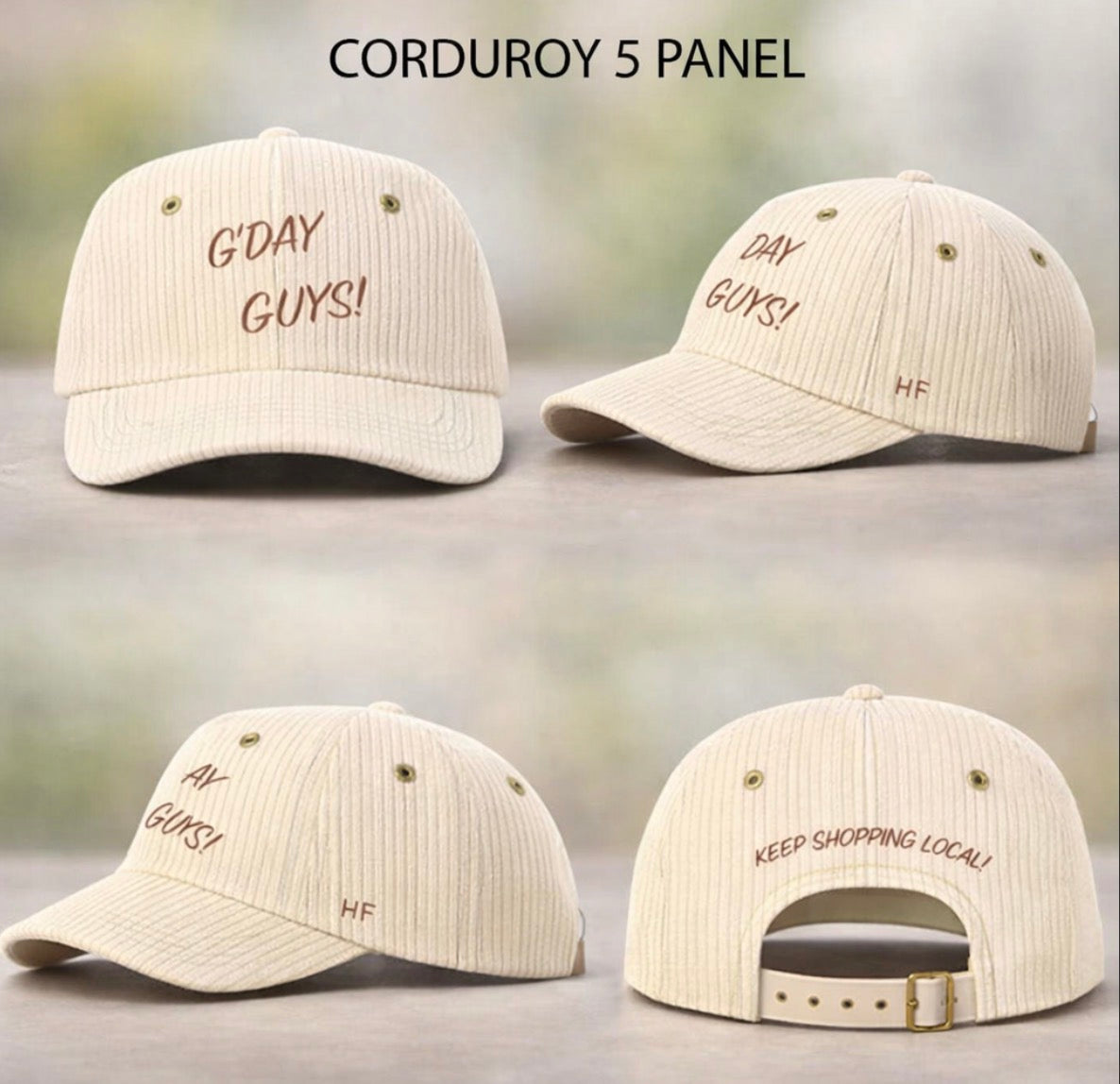 Corduroy Cap
